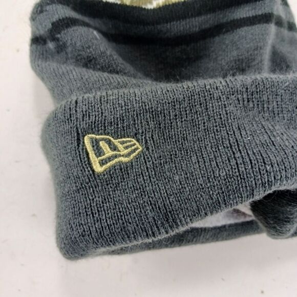 Authentic New Era Denver Broncos Salute To Service Knit PomPom Hat Fleece Lined. - Picture 7 of 9